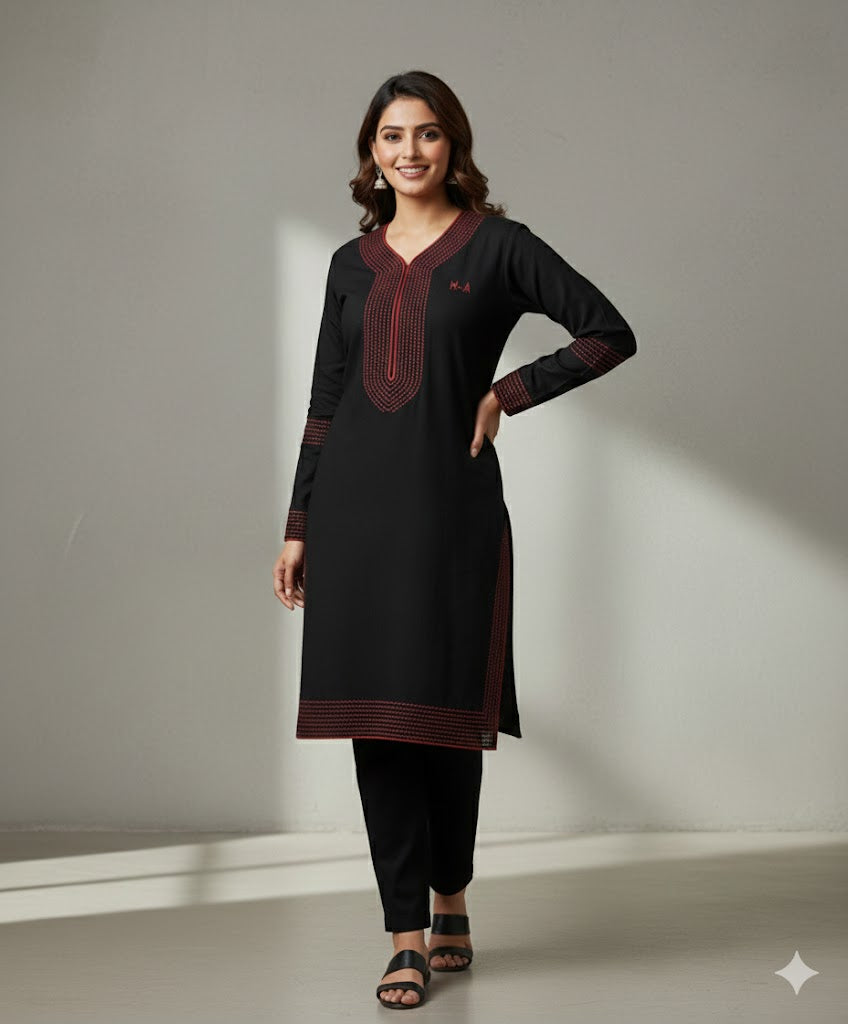 Khaadi Emb_Red_1101